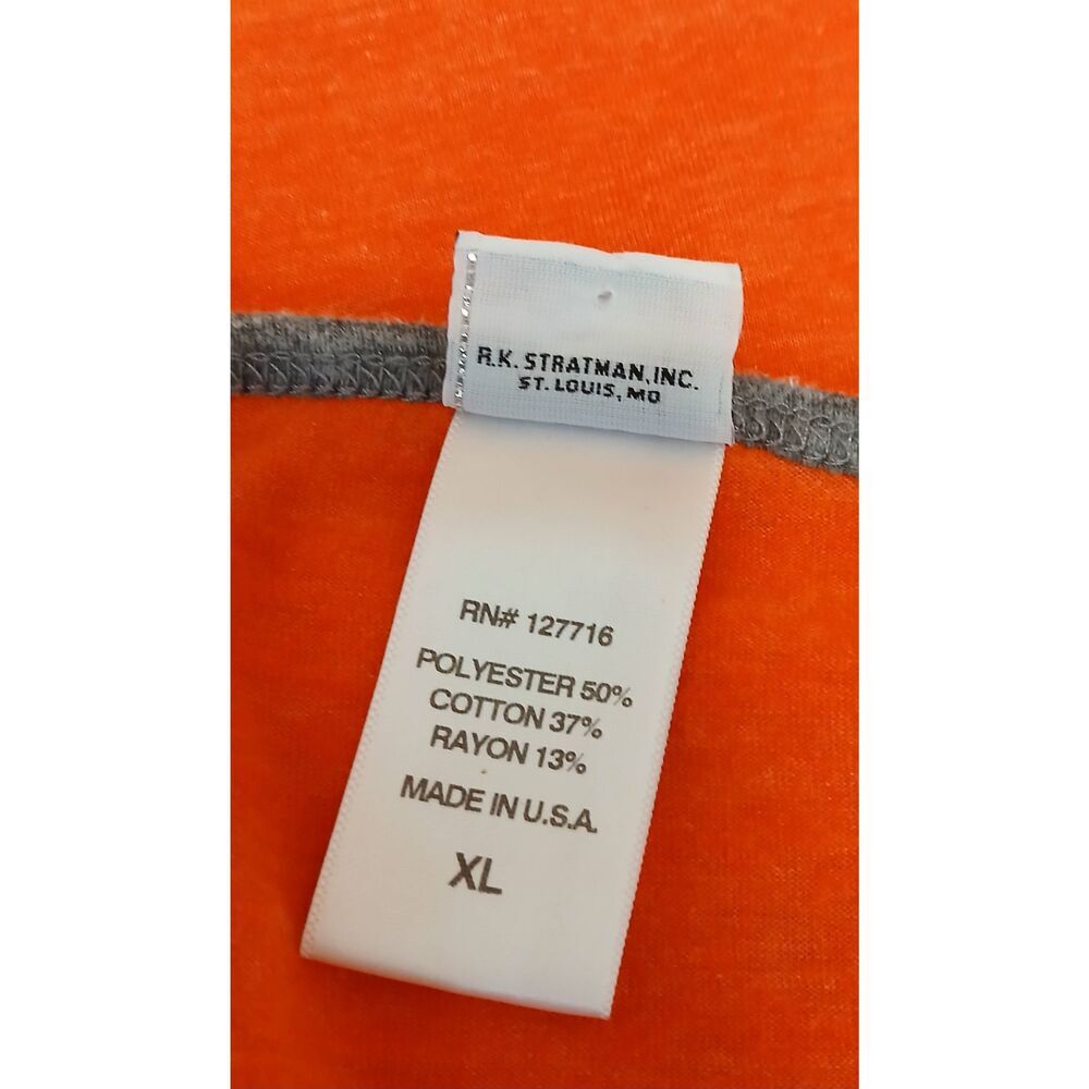 Harley Davidson womens xl motorcycle tank orange moroneys newburgh new york - Picture 7 of 8